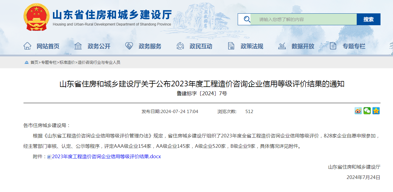 我司榮獲2023年度AAA級企業信用評價